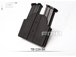 FMA Double Magazine Case , Belt Model BK  TB1239-BK